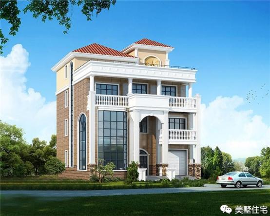 24款好看的住宅外觀效果圖，一二三層都有