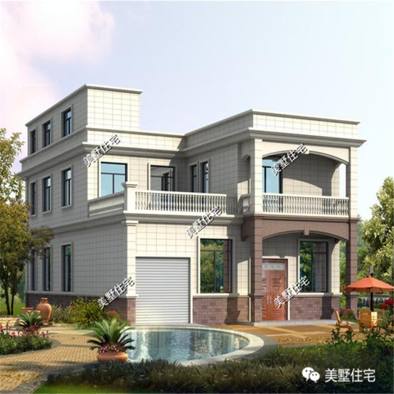 5款平頂別墅外觀效果圖，坡屋頂都看膩了