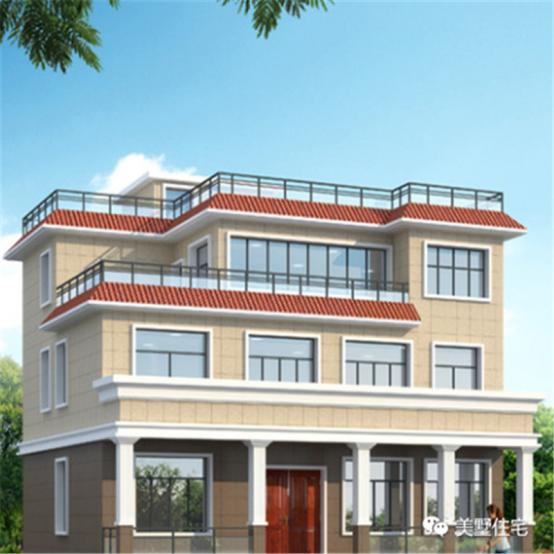 5款平頂別墅外觀效果圖，坡屋頂都看膩了