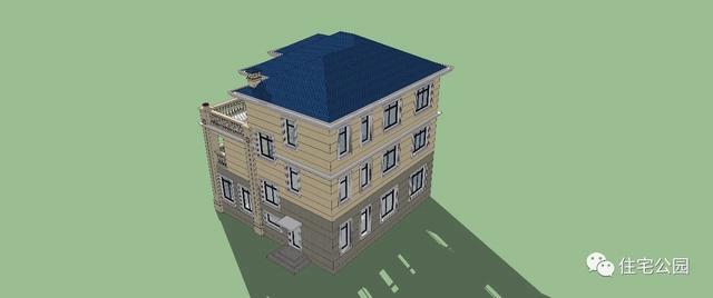 12×12米宅基地選這套自建房設計圖，準沒錯