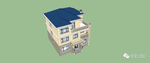 12×12米宅基地選這套自建房設計圖，準沒錯