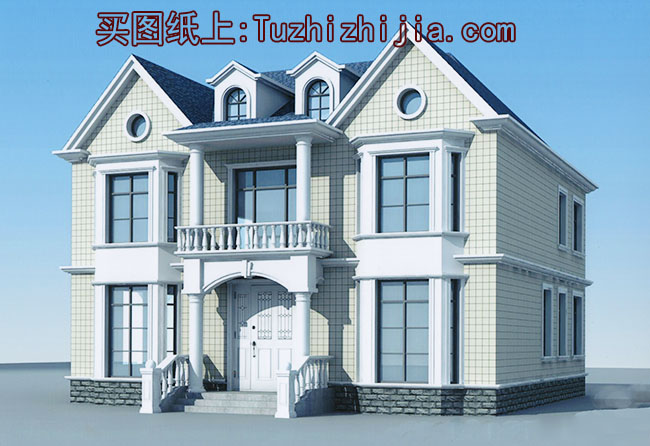 農(nóng)村二層半別墅設(shè)計(jì)設(shè)計(jì)圖(帶閣樓),戶型經(jīng)典實(shí)用