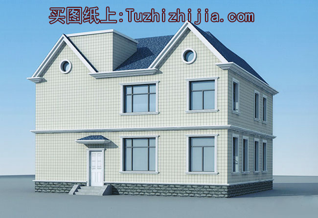 農(nóng)村二層半別墅設(shè)計(jì)設(shè)計(jì)圖(帶閣樓),戶型經(jīng)典實(shí)用