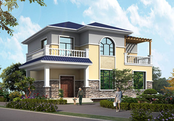 簡單實用兩層樓的房子設計圖，13×10占地130平方米