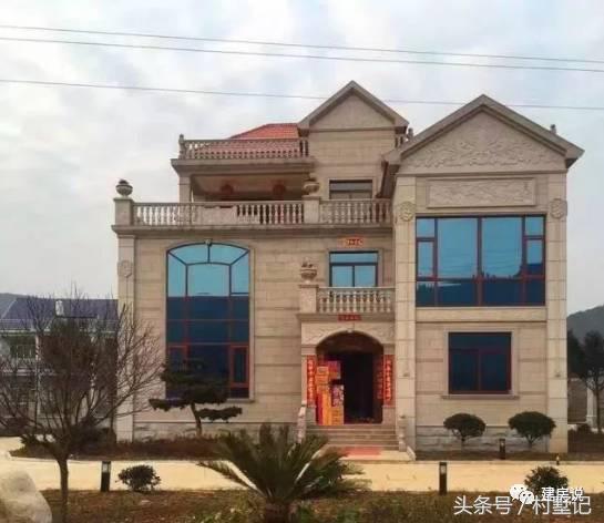 農村自建別墅實景照大全，路人搶著拍照分享