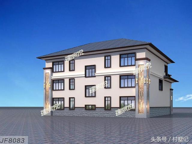 新中式別墅設計圖，附裝修、庭院實拍，魅力無窮