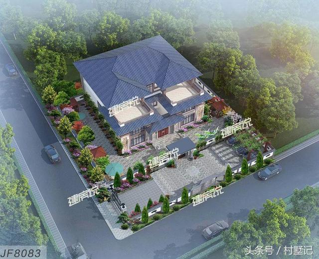 新中式別墅設計圖，附裝修、庭院實拍，魅力無窮