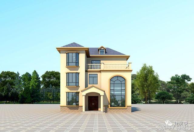 別墅實景照片圖和效果圖對比，看完肯定得給施工隊點贊