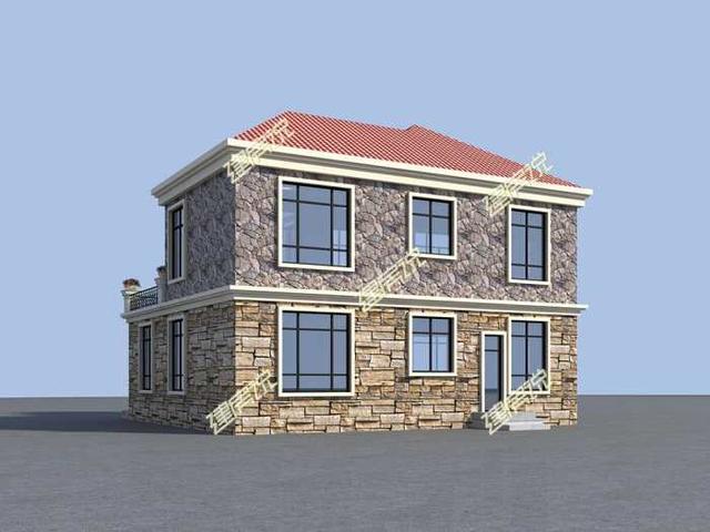 二層美式花園別墅戶型圖, 得此墅, 愿等佳人