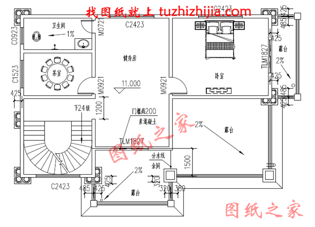 農村四層樓房設計圖,占地120平方米,歐式風格,高端大氣