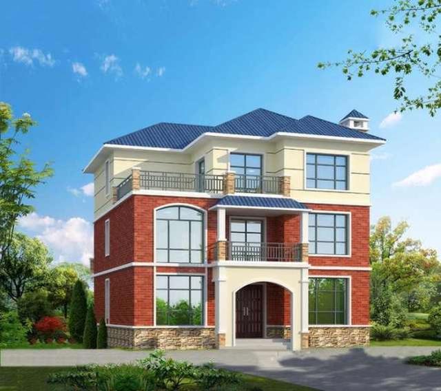 12x12米方正三層自建樓房設計圖，你喜歡方方正正的嗎