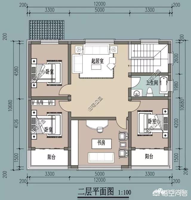 10×10米農村建房怎么設計圖紙方案？