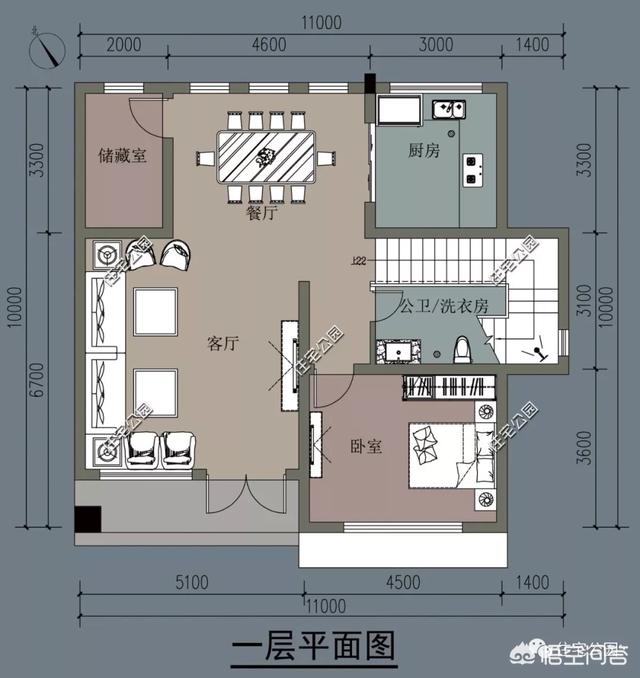10×10米農村建房怎么設計圖紙方案？
