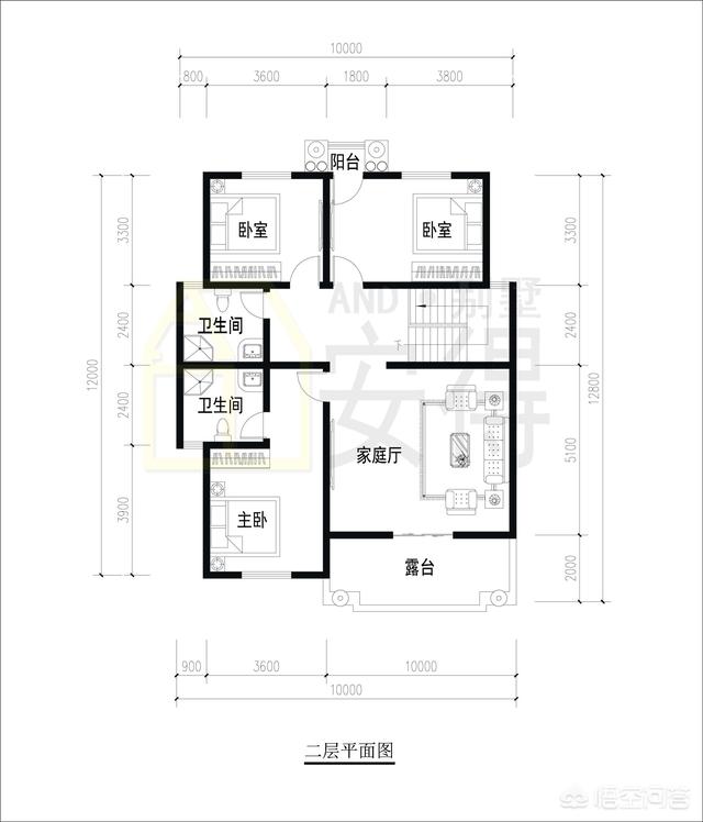 10×10米農村建房怎么設計圖紙方案？