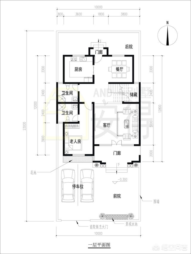 10×10米農村建房怎么設計圖紙方案？