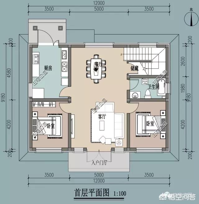 10×10米農村建房怎么設計圖紙方案？