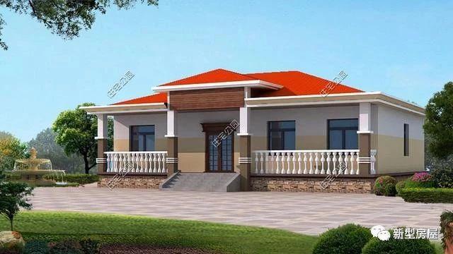 農村一層平房戶型方案圖，經濟實惠15萬就能建好