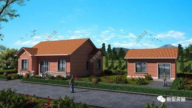 農村一層平房戶型方案圖，經濟實惠15萬就能建好