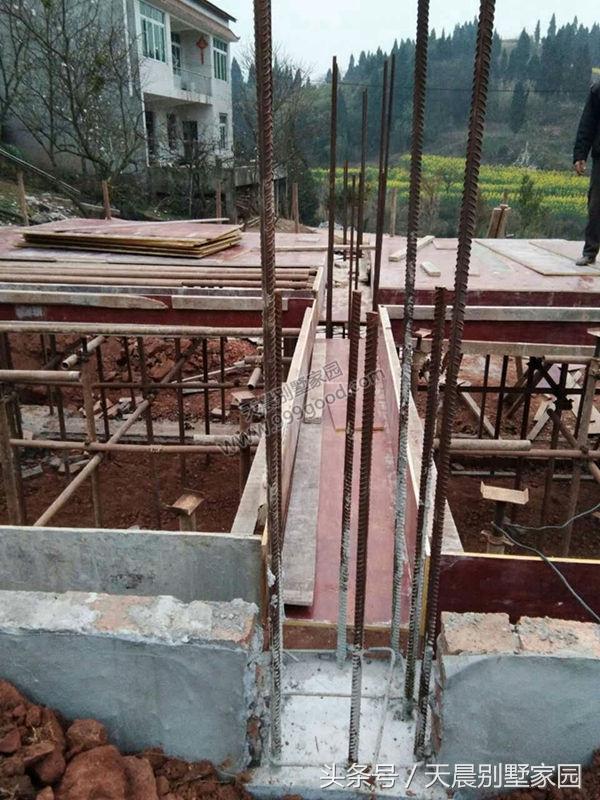 進(jìn)深10米農(nóng)村自建別墅設(shè)計圖，附施工全過程