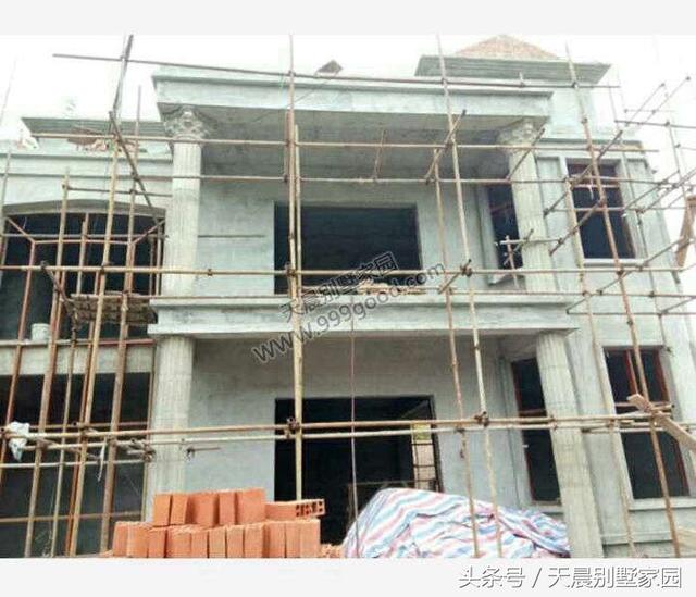 進(jìn)深10米農(nóng)村自建別墅設(shè)計圖，附施工全過程