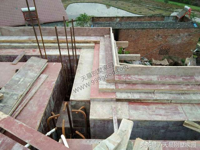 進(jìn)深10米農(nóng)村自建別墅設(shè)計圖，附施工全過程