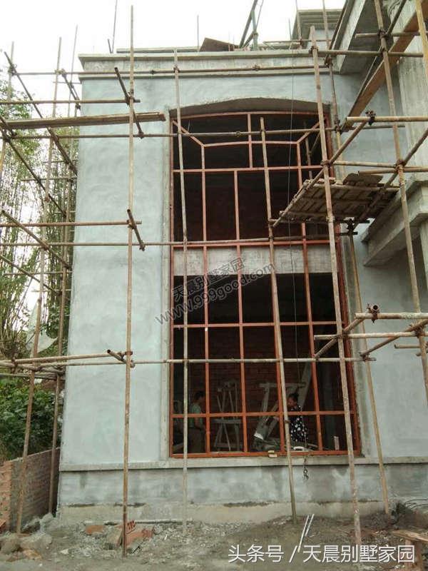 進(jìn)深10米農(nóng)村自建別墅設(shè)計圖，附施工全過程