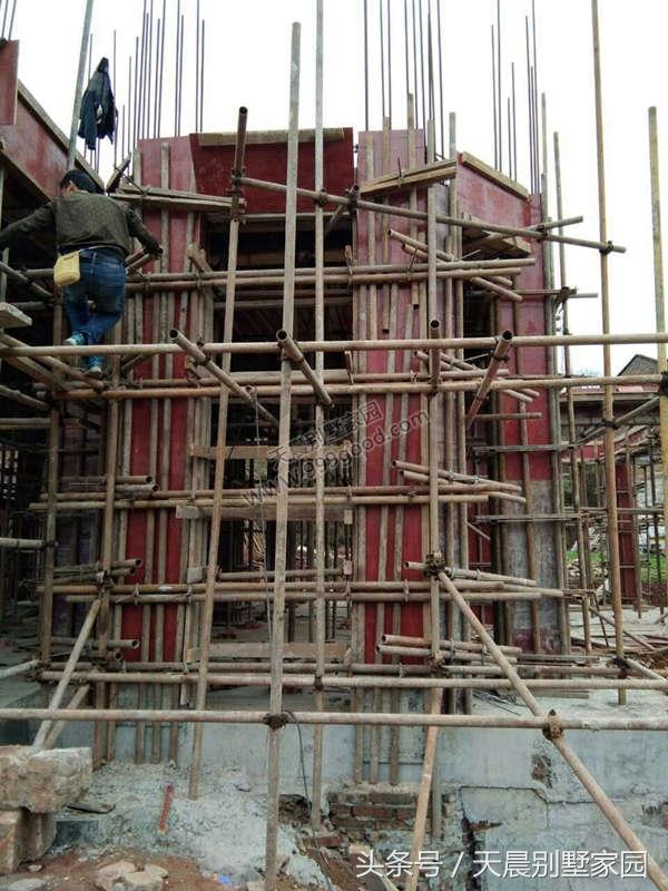 進(jìn)深10米農(nóng)村自建別墅設(shè)計圖，附施工全過程