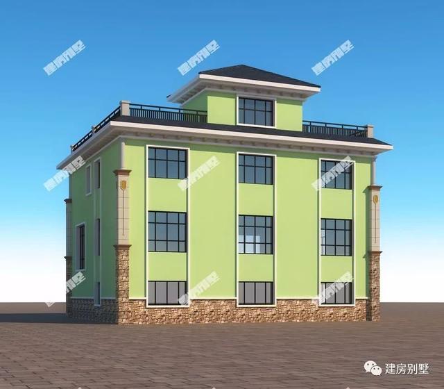 2款平屋頂農村房屋設計圖，喜歡平屋頂的收藏了