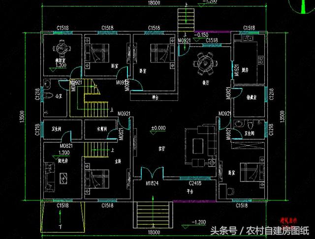 3款帶地下室的一層農(nóng)村別墅設(shè)計圖，空間利用率大大提升