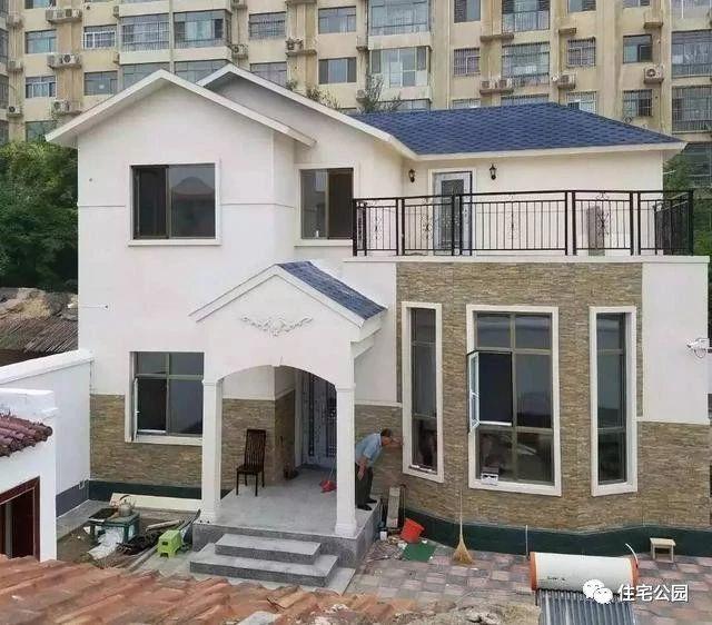 農村自建房輕鋼別墅施工過程實拍，輕鋼別墅施工沒想象的難