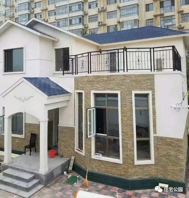 農村自建房輕鋼別墅施工過程實拍，輕鋼別墅施工沒想象的難