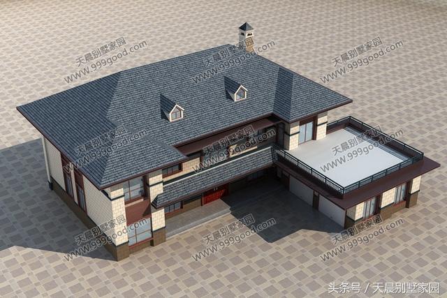 3款帶配房的農村二層房屋設計圖，布局超接地氣