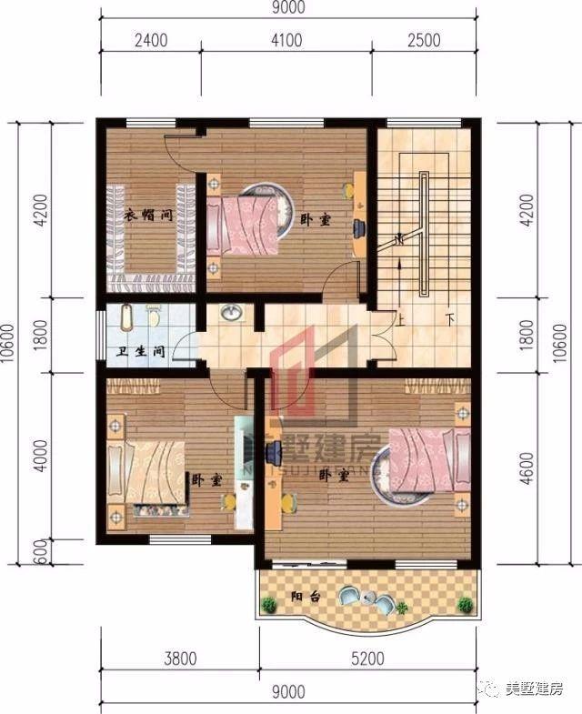 宅基地小不怕，3款小面積二層農村小別墅方案圖
