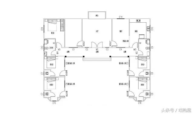 看完這5套一層別墅戶型圖，誰還敢說一層平房不叫別墅