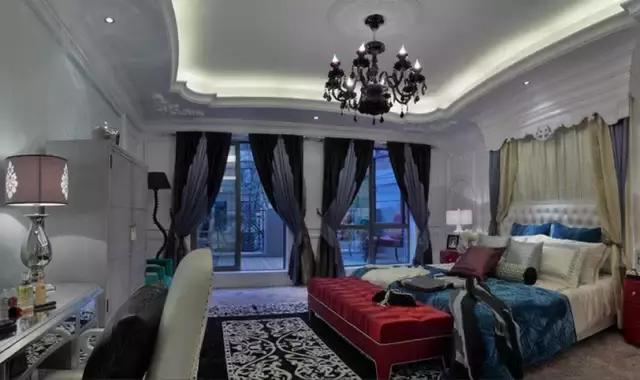 300平歐式藍(lán)調(diào)別墅裝修案例實(shí)拍，浪漫唯美