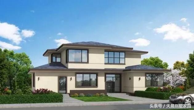 3款現代農村二層住宅設計圖，10個人看了9個人喜歡