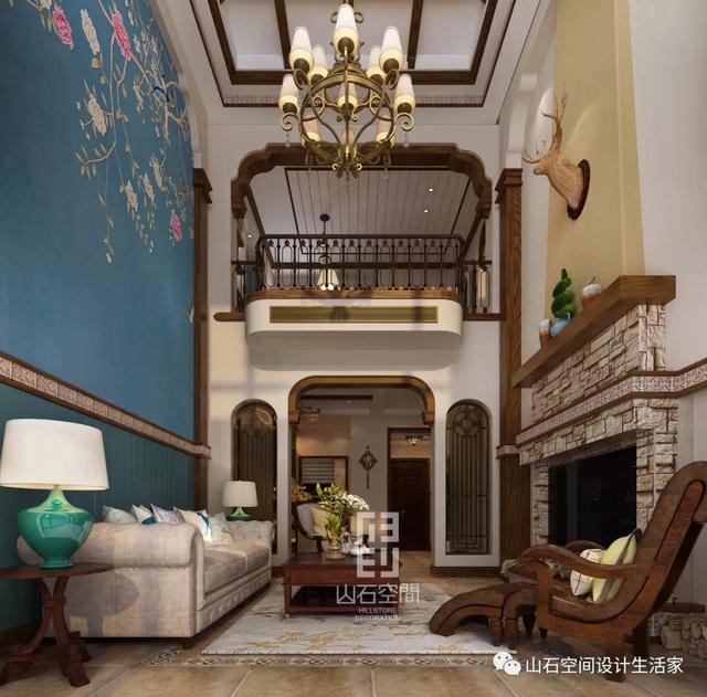 碧桂園220㎡別墅美式風格裝修大圖展示，精美