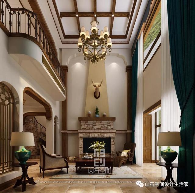 碧桂園220㎡別墅美式風格裝修大圖展示，精美