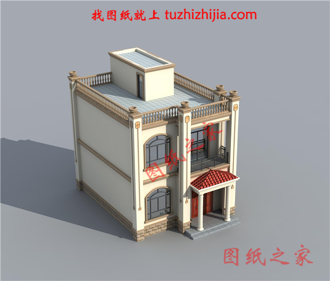 農村小戶型二層別墅設計圖,戶型緊湊合理,是宅基地小的客戶的福音