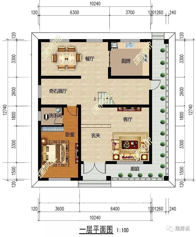 100套農村自建房戶型圖大全中，挑出來的6款圖紙，經典中的經典