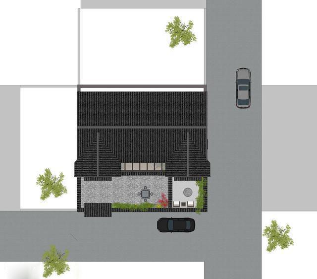 二層帶庭院中式別墅設計方案，喜歡中式建筑的收藏吧