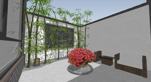 二層帶庭院中式別墅設計方案，喜歡中式建筑的收藏吧