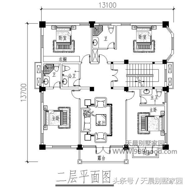歐式豪華4層自建樓房設計圖，隨便挑1套建都能迎娶白富美
