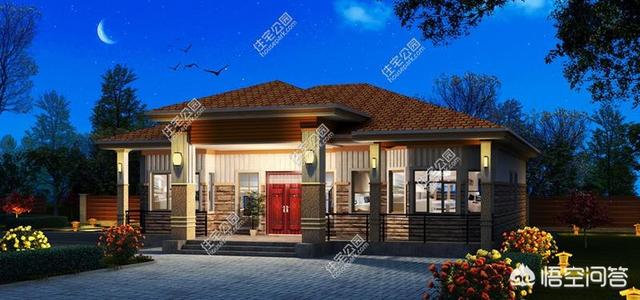 15米×14米農村自建平房有什么好的設計圖推薦？