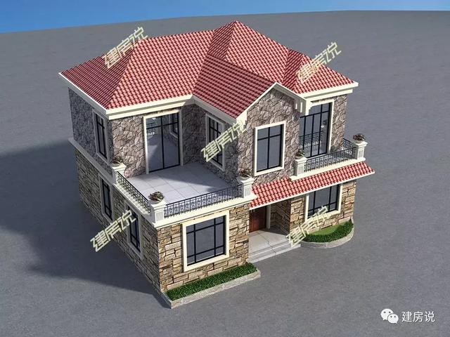 幾棟二層自建小洋樓設計圖，隨便建一棟就不怕找不到媳婦了