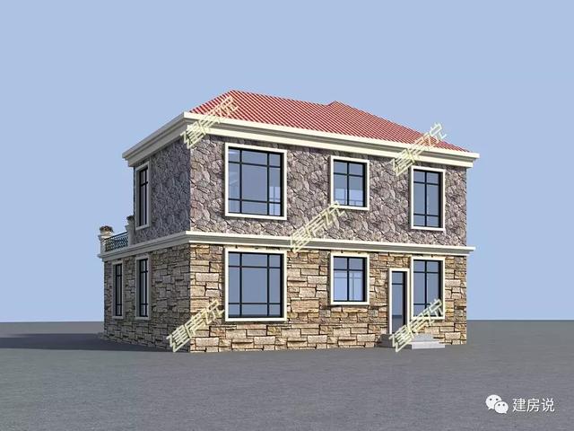 幾棟二層自建小洋樓設計圖，隨便建一棟就不怕找不到媳婦了