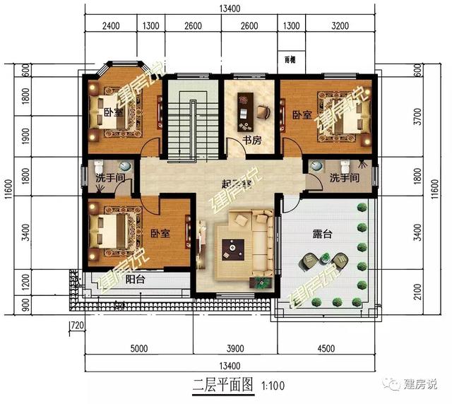 幾棟二層自建小洋樓設計圖，隨便建一棟就不怕找不到媳婦了