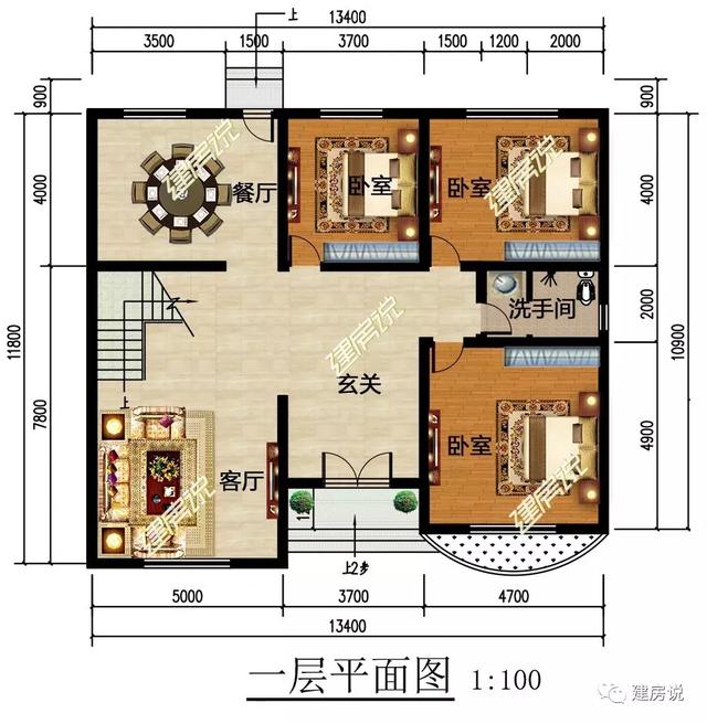 幾棟二層自建小洋樓設計圖，隨便建一棟就不怕找不到媳婦了