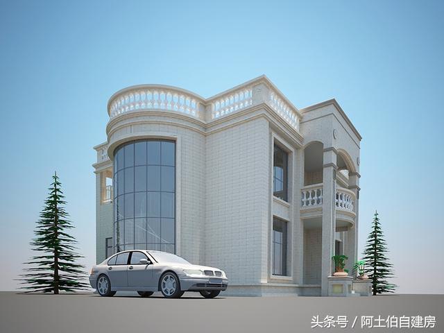 幾款造價15萬左右的二層小洋樓設計方案圖，經濟又實用