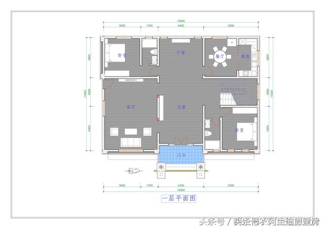 幾款造價15萬左右的二層小洋樓設計方案圖，經濟又實用
